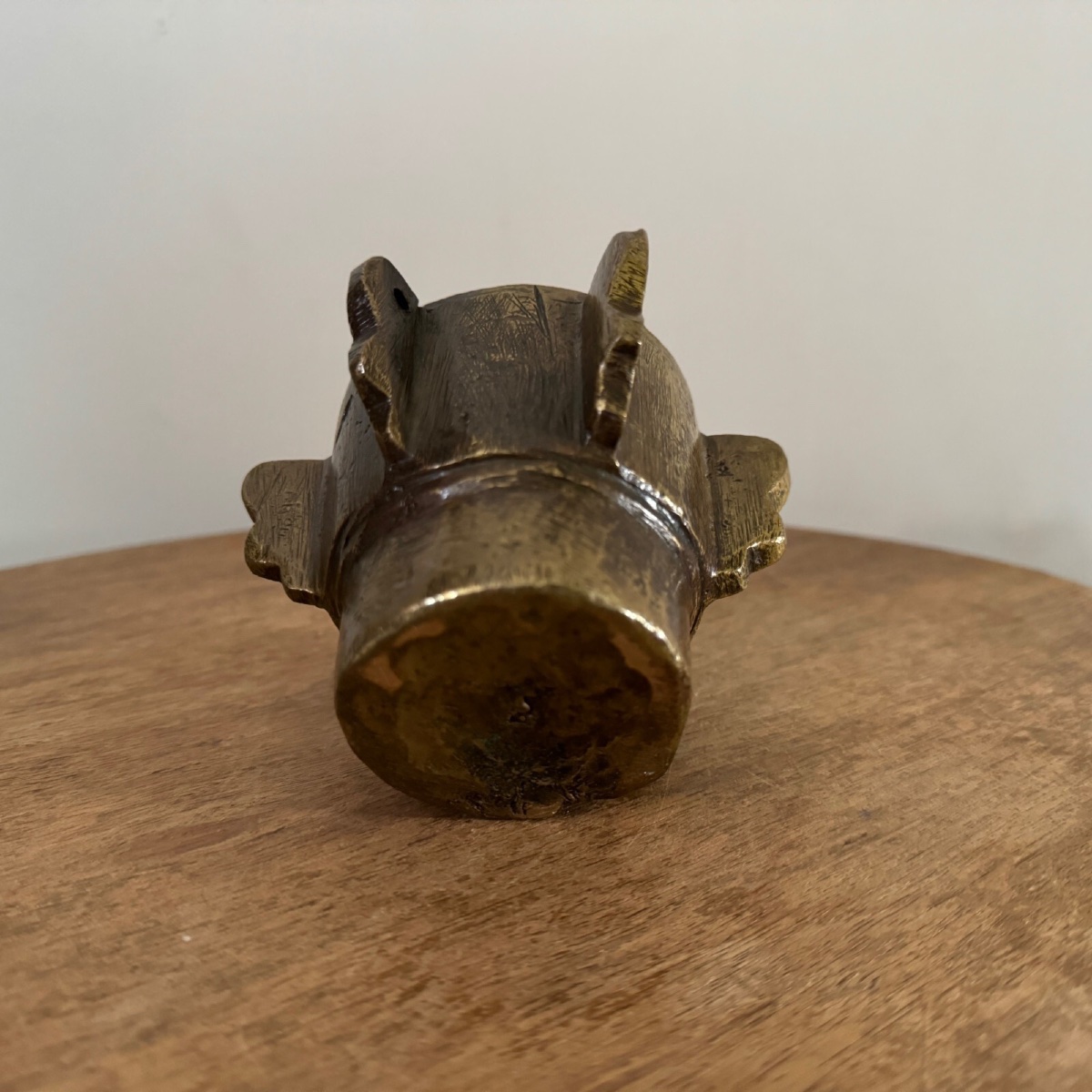 17th-century Finned Mortar And Pestle Made Of Bronze -photo-2