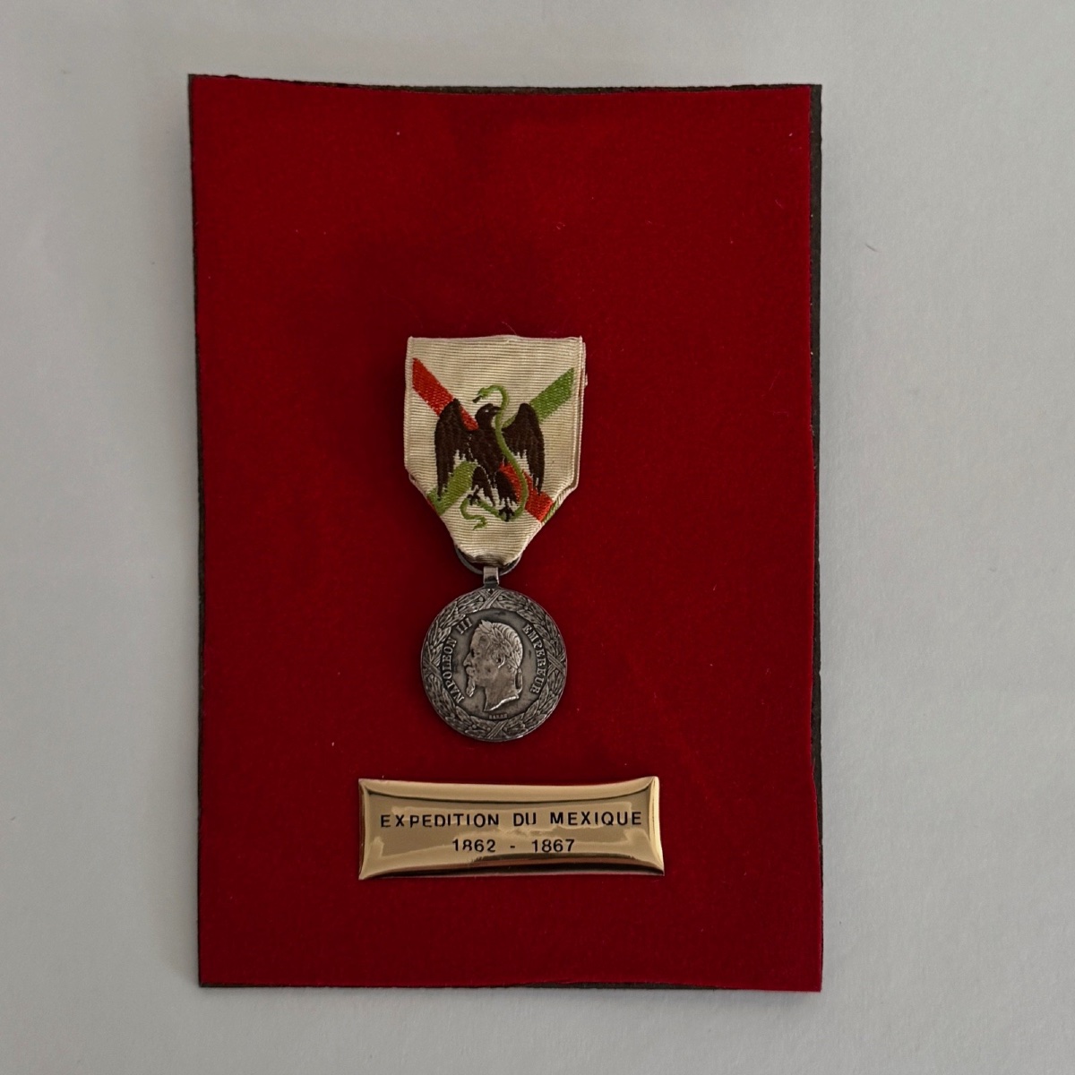Commemorative Medal: Napoleon III, Emperor—mexican Expedition, 1862–1867 -photo-2