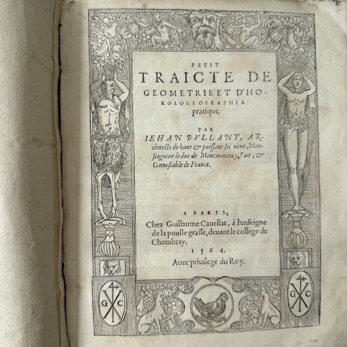 A Short Treatise On Practical Horological Geometry By Jehan Bullant, 1564 