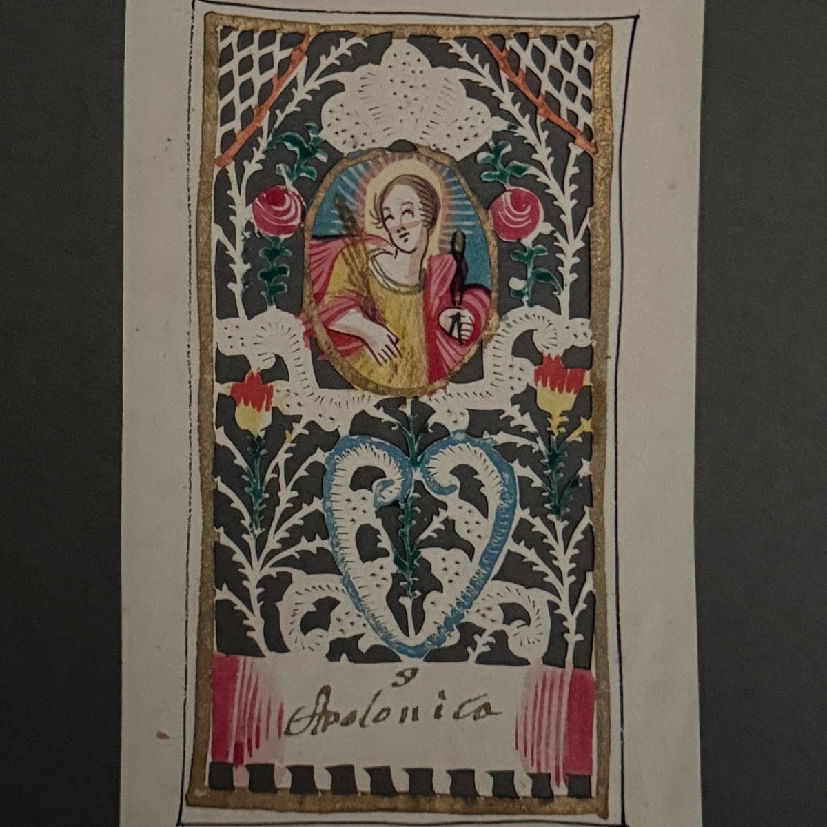 18th-century Hand-painted Canivet Lacework -photo-2