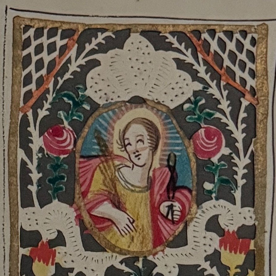 18th-century Hand-painted Canivet Lacework -photo-3