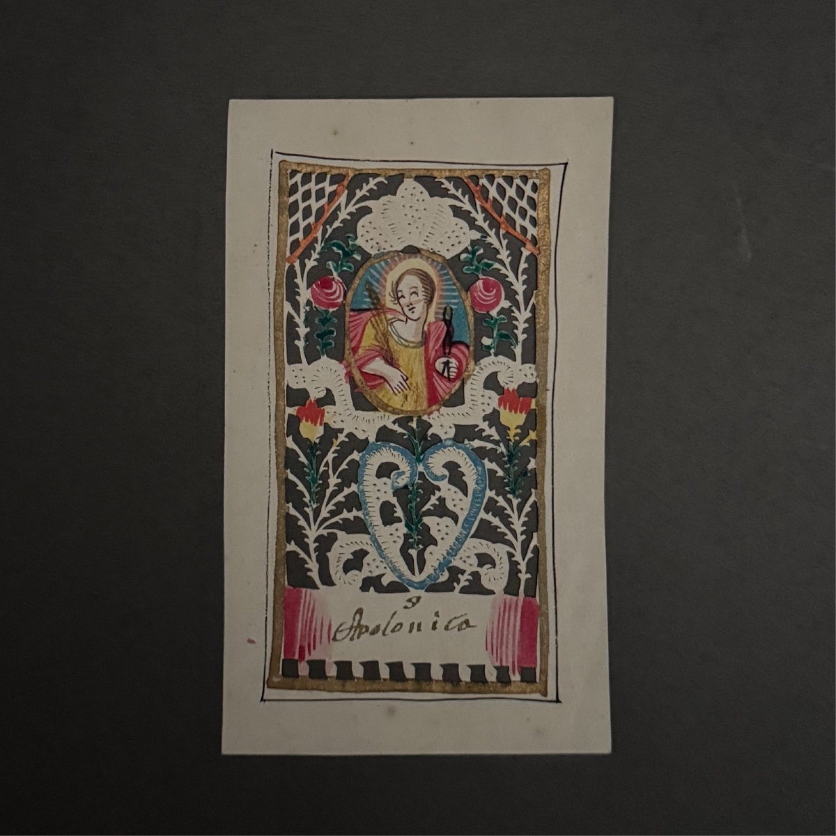 18th-century Hand-painted Canivet Lacework 