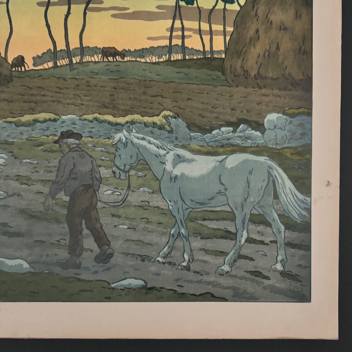 Lithograph By Henri Rivière, *aspects Of Nature*—*twilight* -photo-3