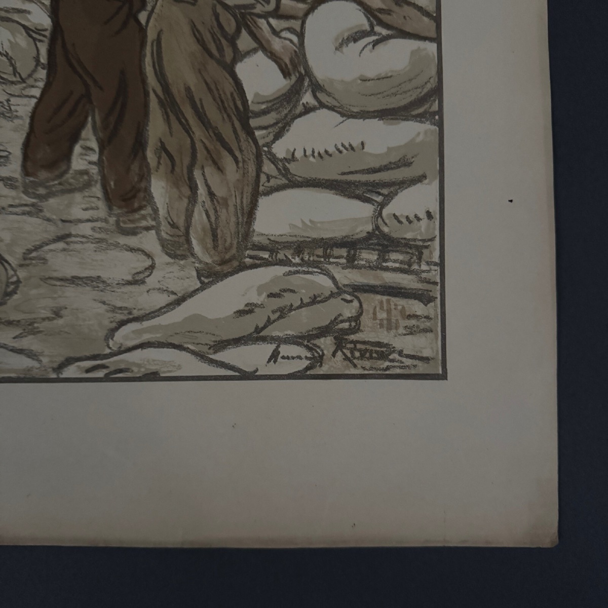 Lithographie par Henri Rivière Paysages Parisiens - Quai d'Austerlitz -photo-2