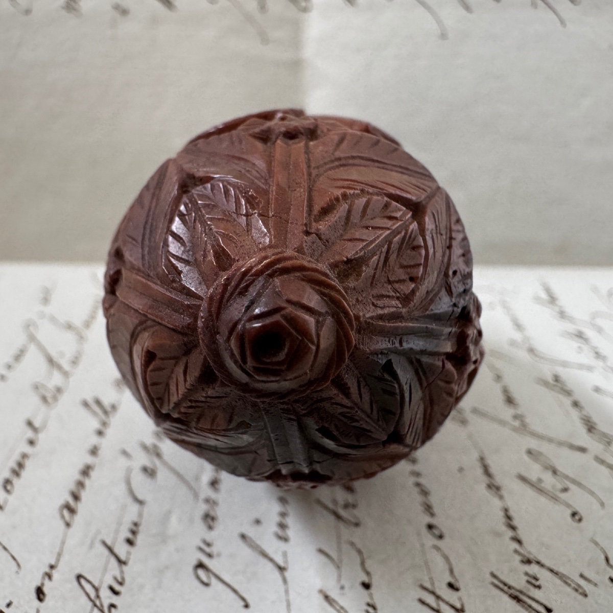 Corozo Snuffbox With Nautical Motifs And Musical Motifs, Early 19th Century -photo-6