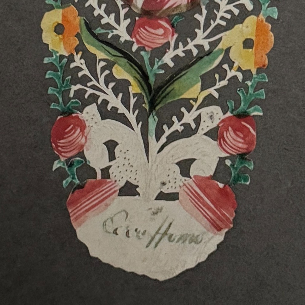 18th-century Hand-painted Gouache Canivet With A Saint Motif And Paper Lace Decoration -photo-2