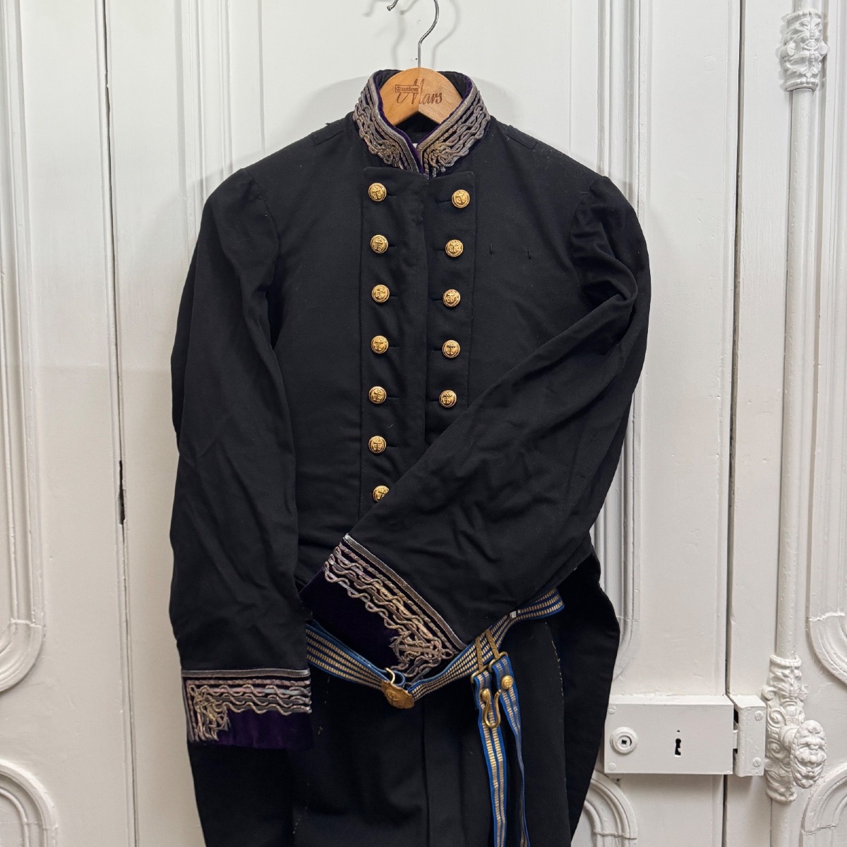 Third Republic Naval Officer's Uniform: Jacket, Pants, Vest, Belt -photo-1