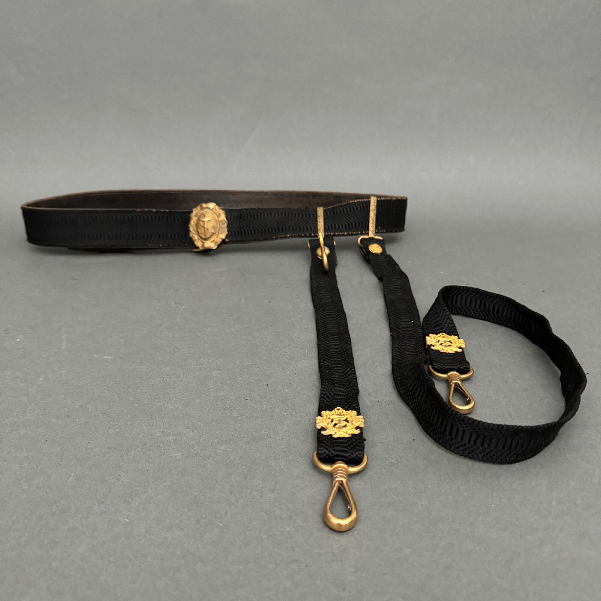 Third Republic Naval Officer's Uniform: Jacket, Pants, Vest, Belt -photo-5