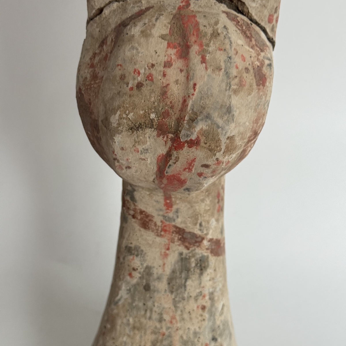 Polychrome Terracotta Statue Of A Han Court Lady -photo-3