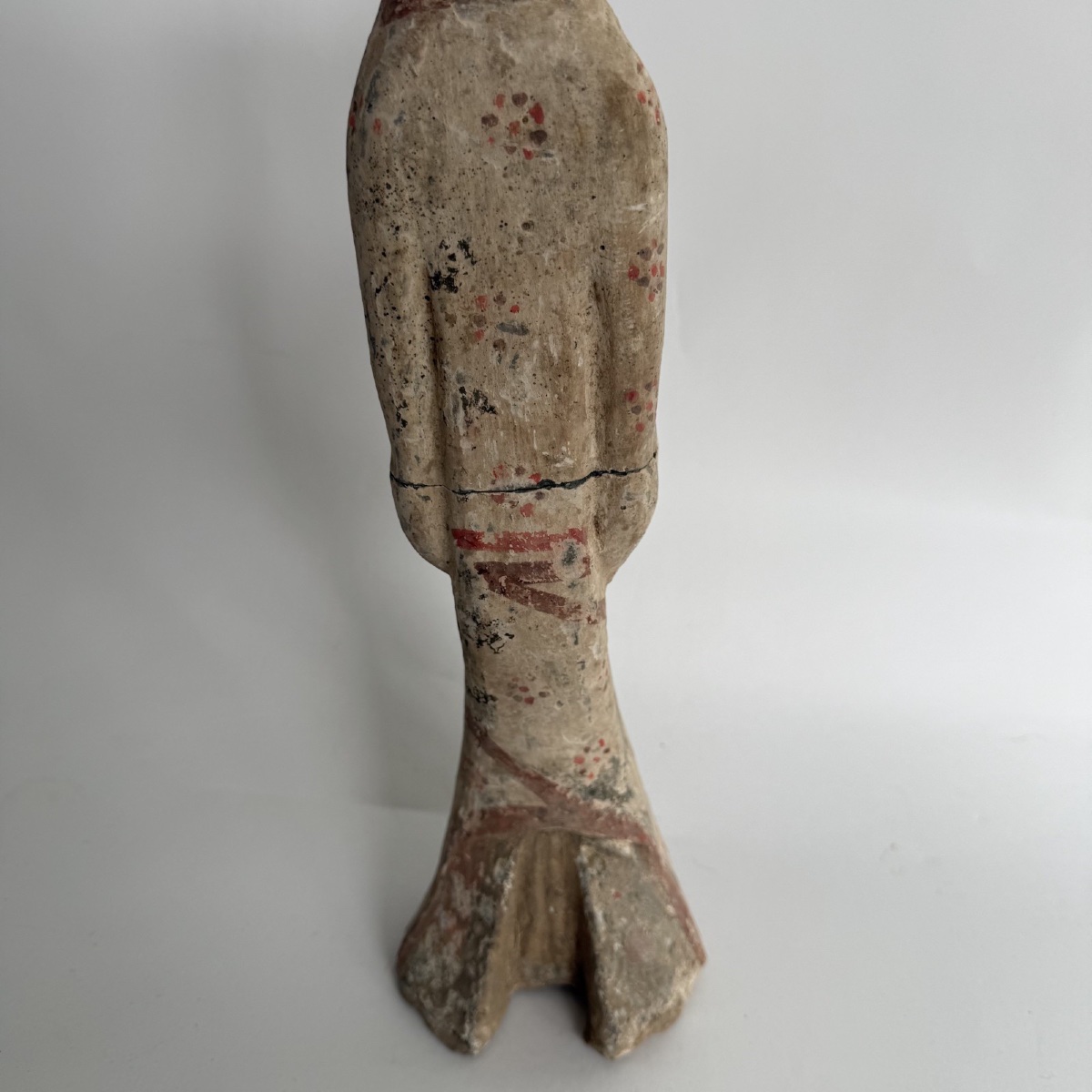 Polychrome Terracotta Statue Of A Han Court Lady -photo-6