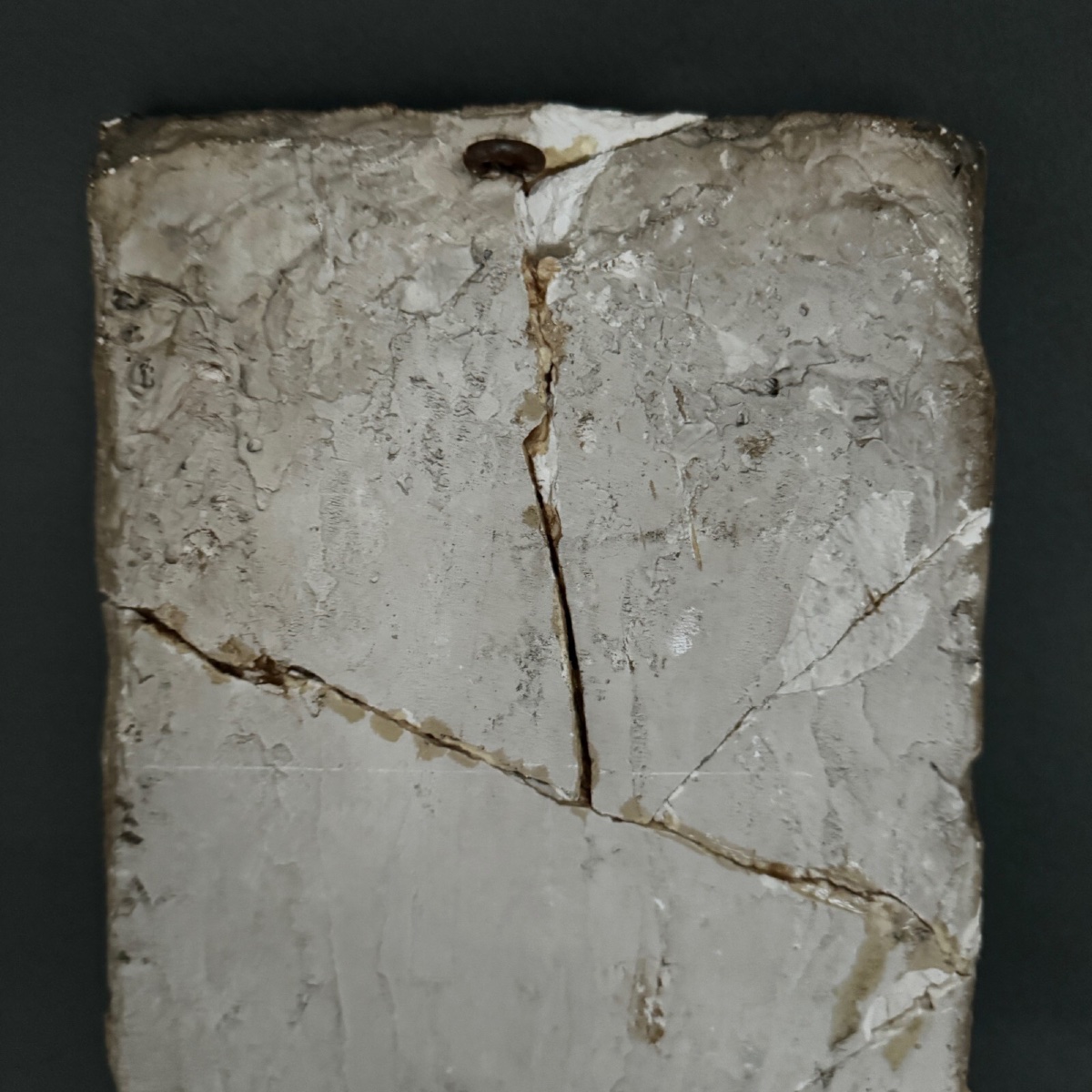 Bas-relief d'atelier en plâtre Charles Filleul représentant une nymphe -photo-3