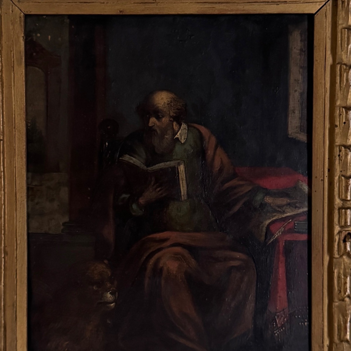 17th-century Oil On Copper Depicting Saint Jerome-photo-3