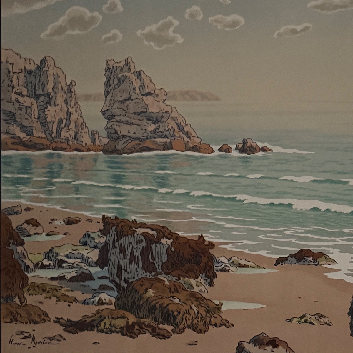 Lithograph By Henri Rivière, *aspects Of Nature*—*the Sea*-photo-4