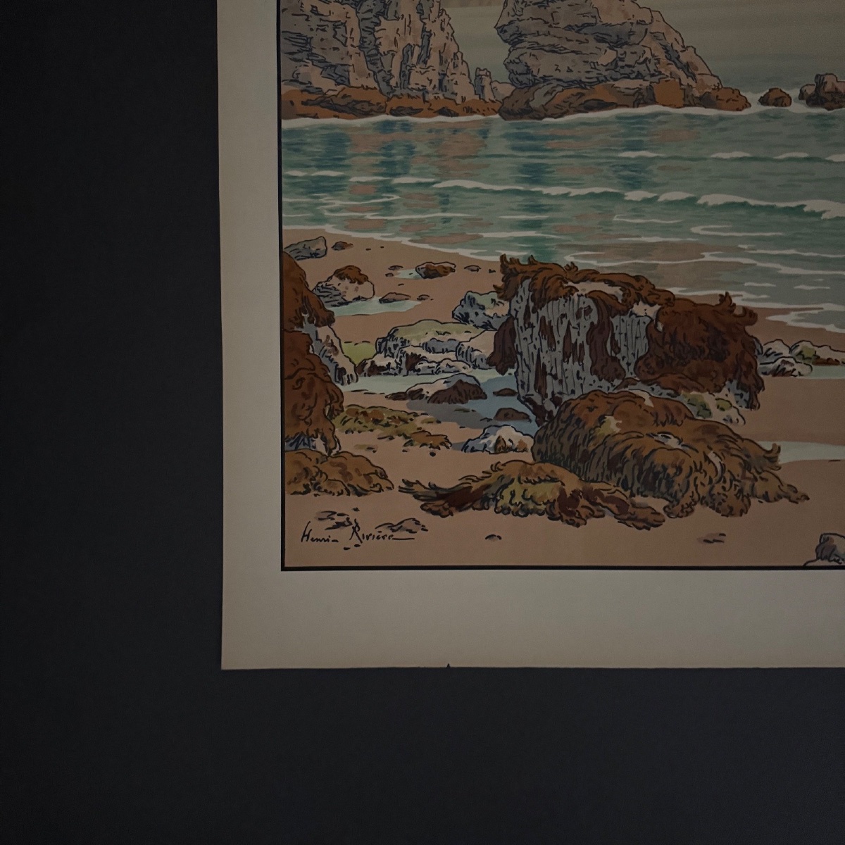 Lithograph By Henri Rivière, *aspects Of Nature*—*the Sea*-photo-2