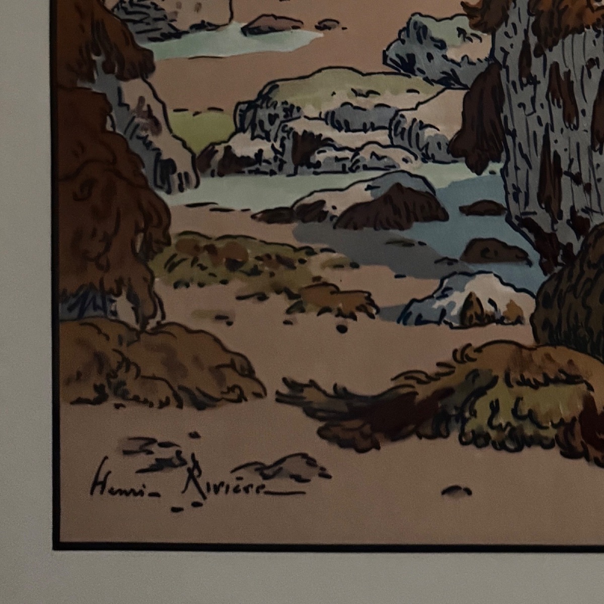 Lithograph By Henri Rivière, *aspects Of Nature*—*the Sea*-photo-4
