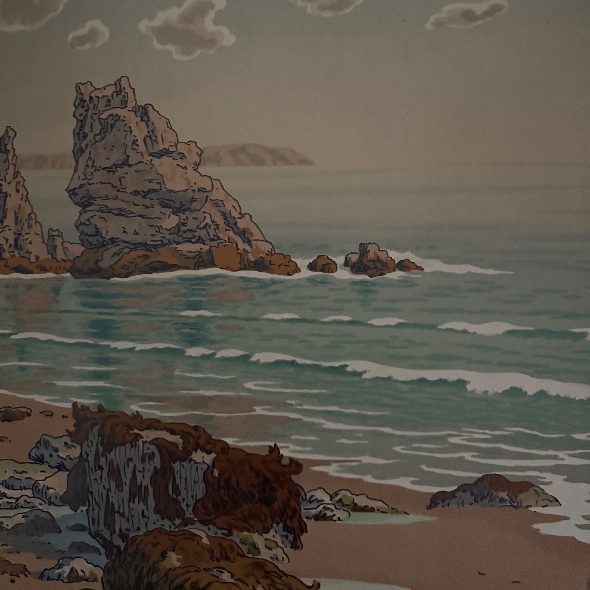 Lithograph By Henri Rivière, *aspects Of Nature*—*the Sea*-photo-7