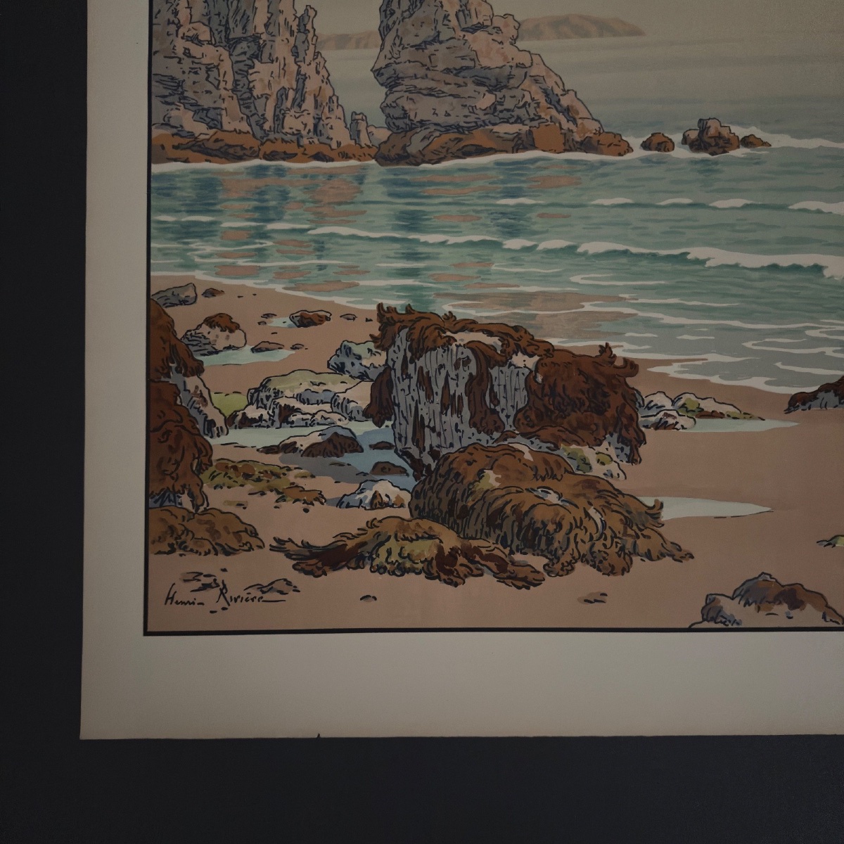 Lithograph By Henri Rivière, *aspects Of Nature*—*the Sea*-photo-8