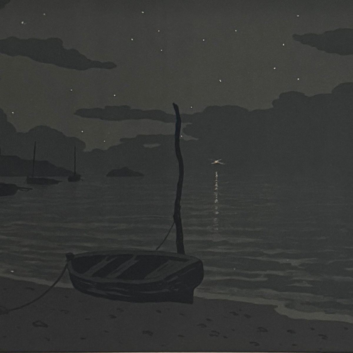 Lithograph By Henri Rivière, *la Féérie Des Heures*—*la Nuit*-photo-2