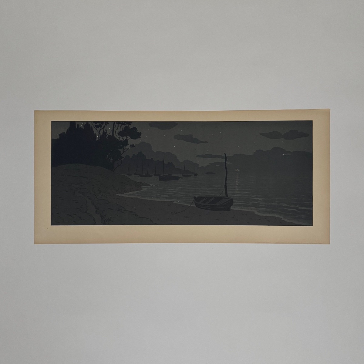 Lithograph By Henri Rivière, *la Féérie Des Heures*—*la Nuit*
