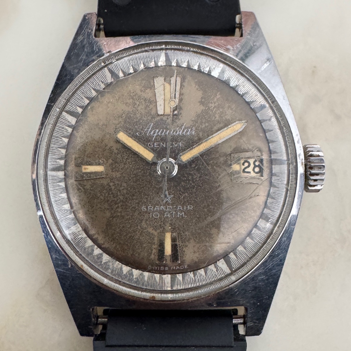 Montre Aquastar Grand Air 10 ATM 1970-photo-2