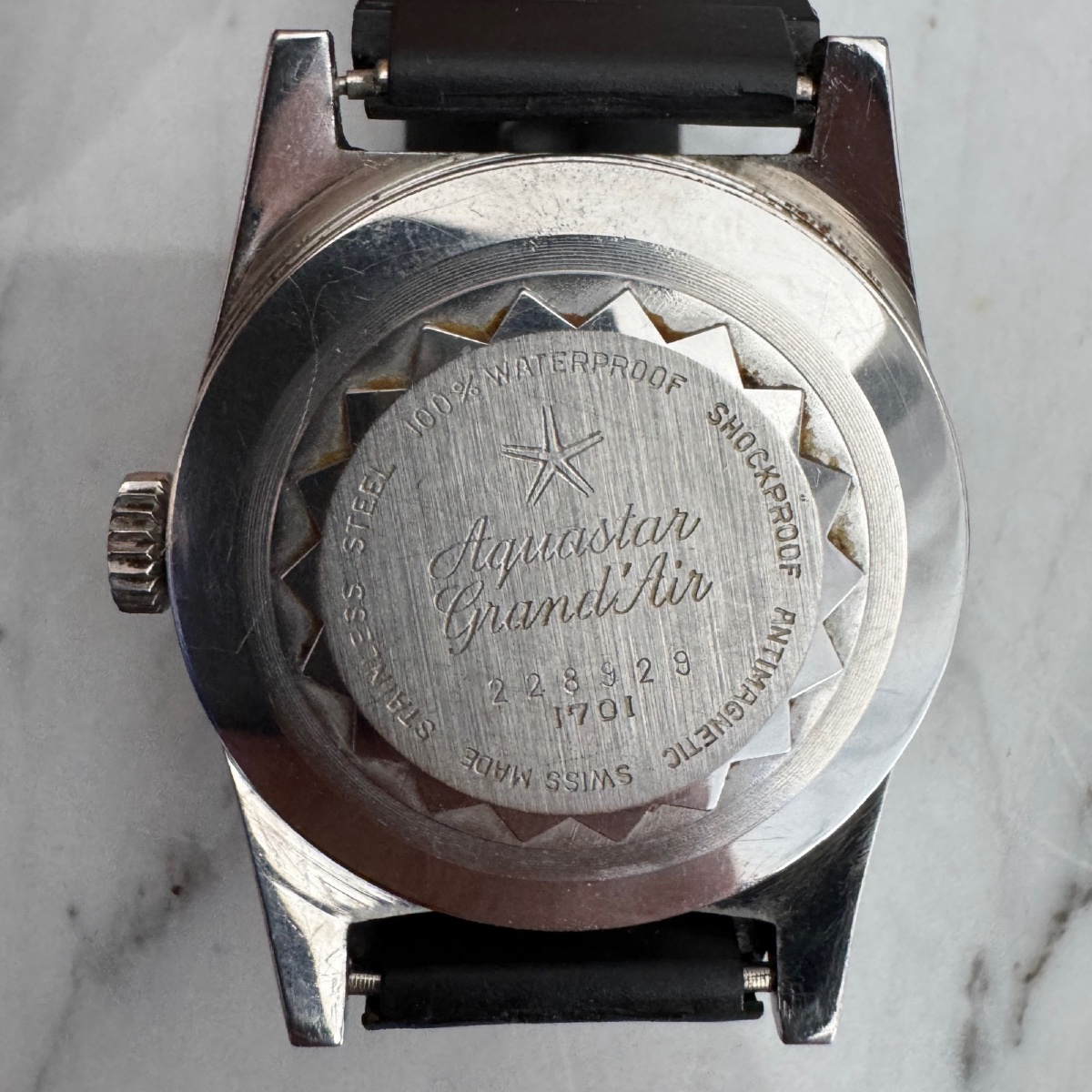 Montre Aquastar Grand Air 10 ATM 1970-photo-3