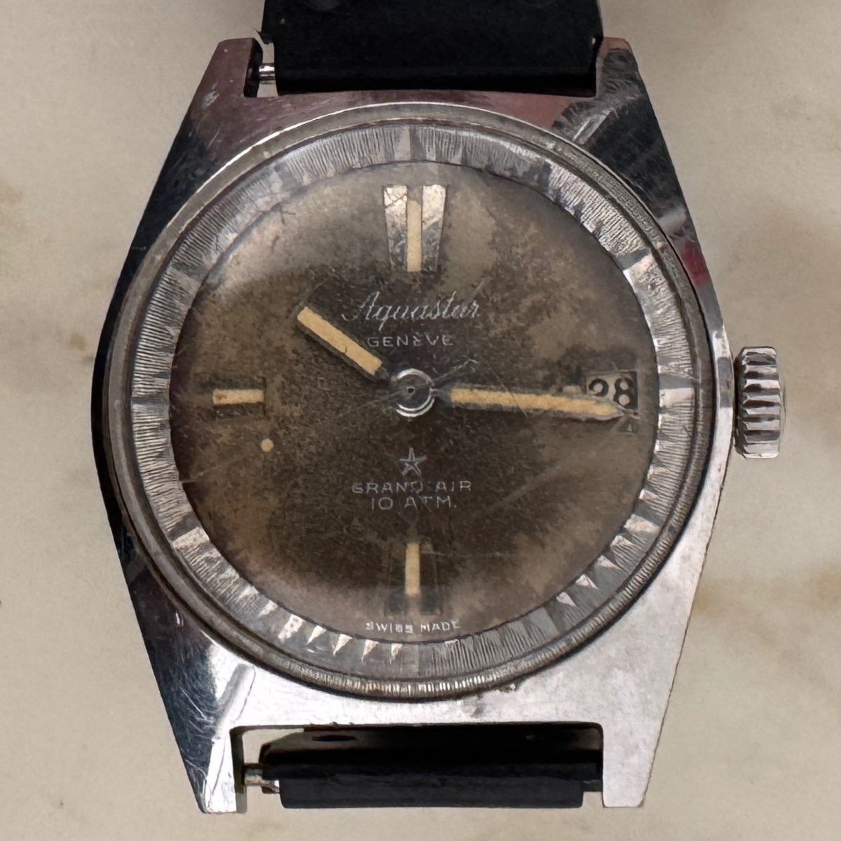 Montre Aquastar Grand Air 10 ATM 1970