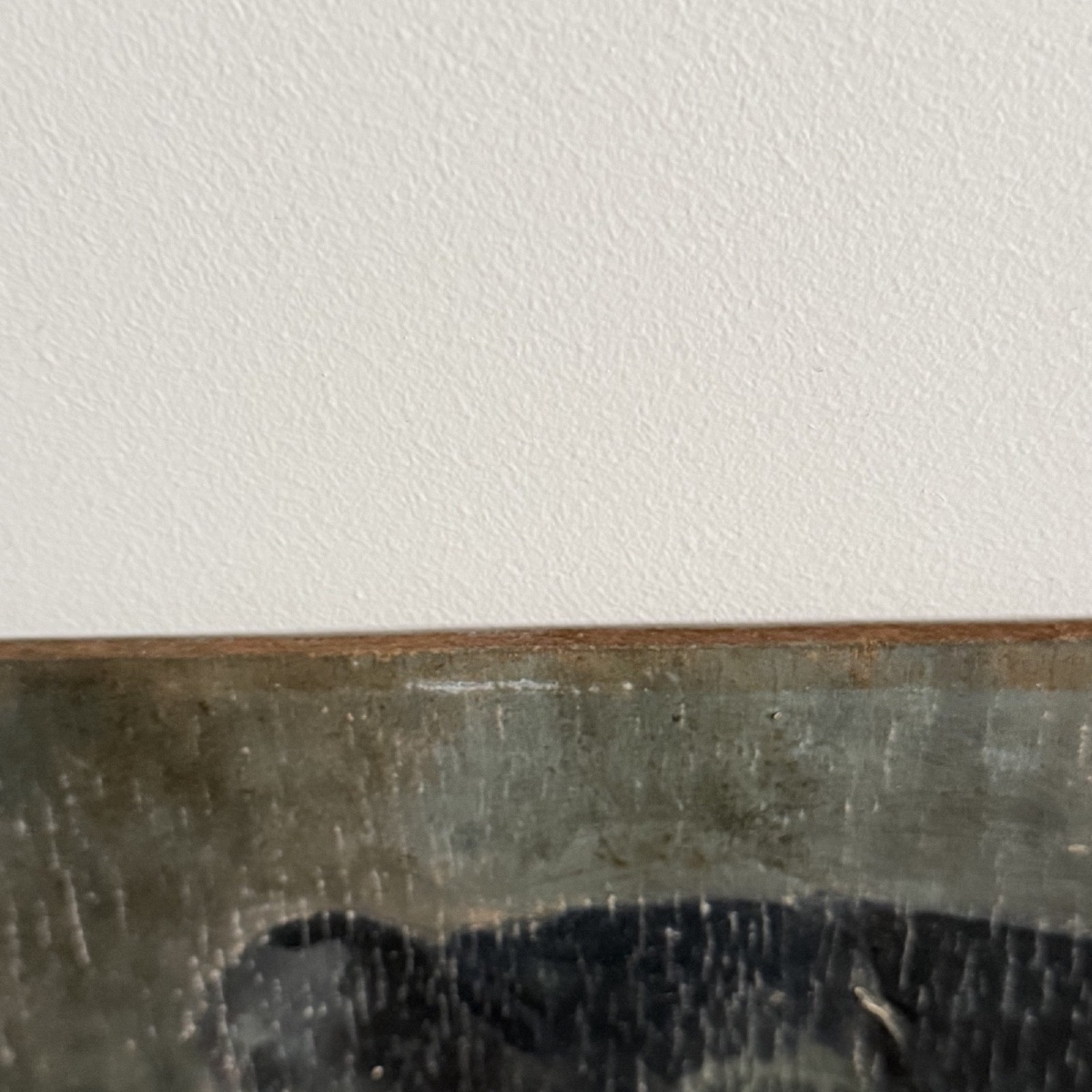 Huile sur panneau portrait de jeune fille à la coiffe début XXe-photo-4