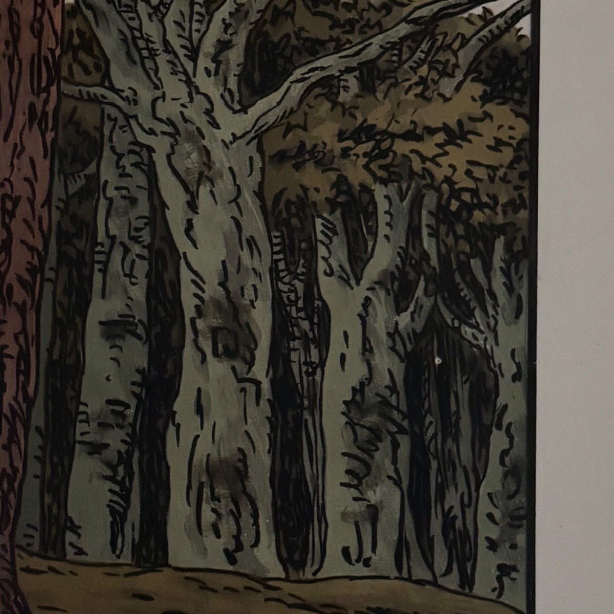 Lithograph By Henri Rivière, *aspects Of Nature*—*the Forest* -photo-2