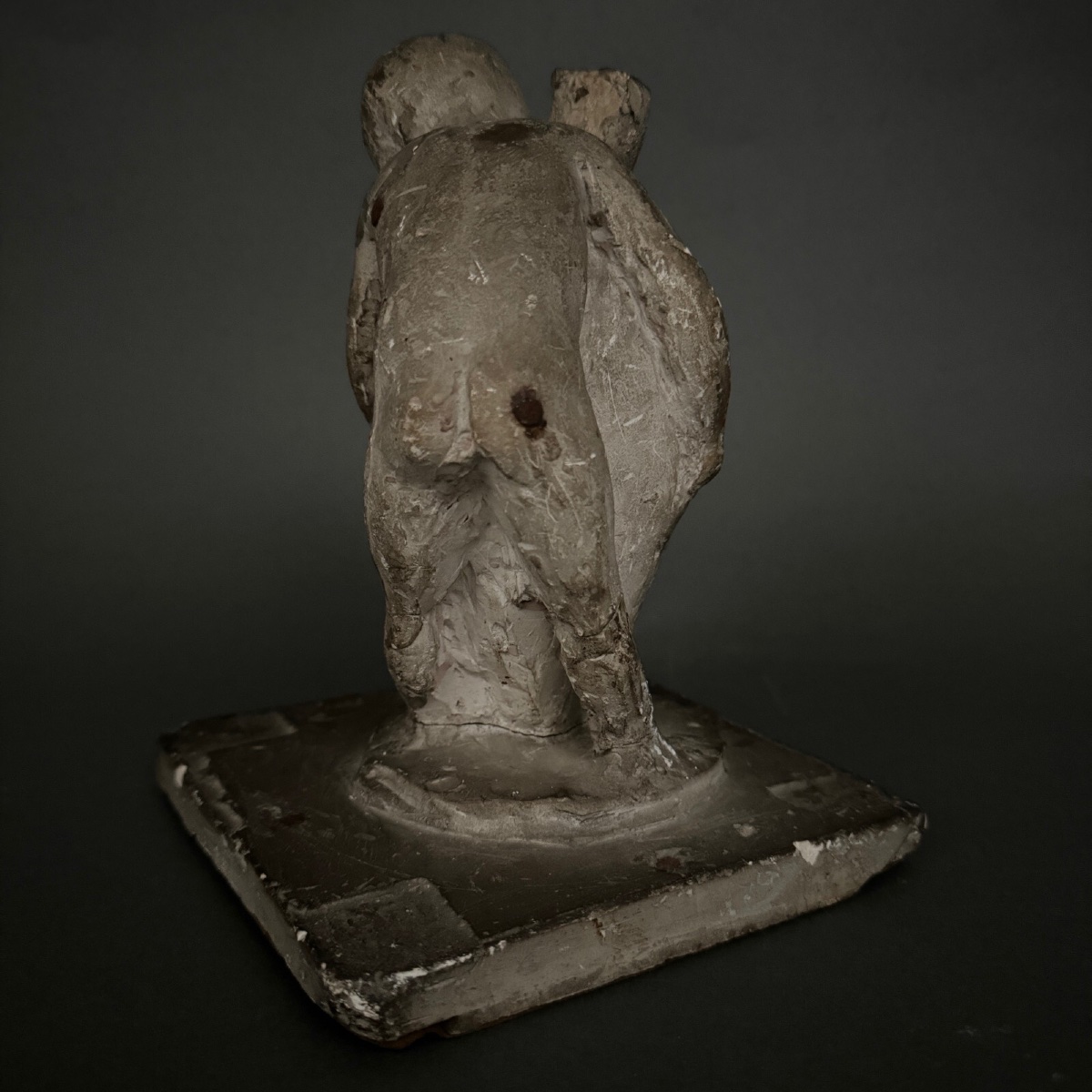 Studio Plaster Cast By Charles Filleul: Child Carrying An Amphora -photo-4
