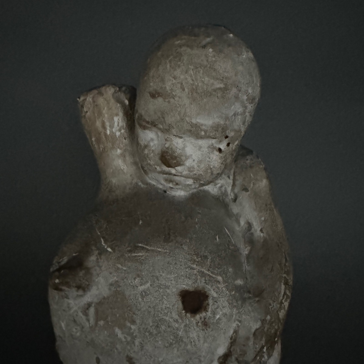 Studio Plaster Cast By Charles Filleul: Child Carrying An Amphora -photo-5