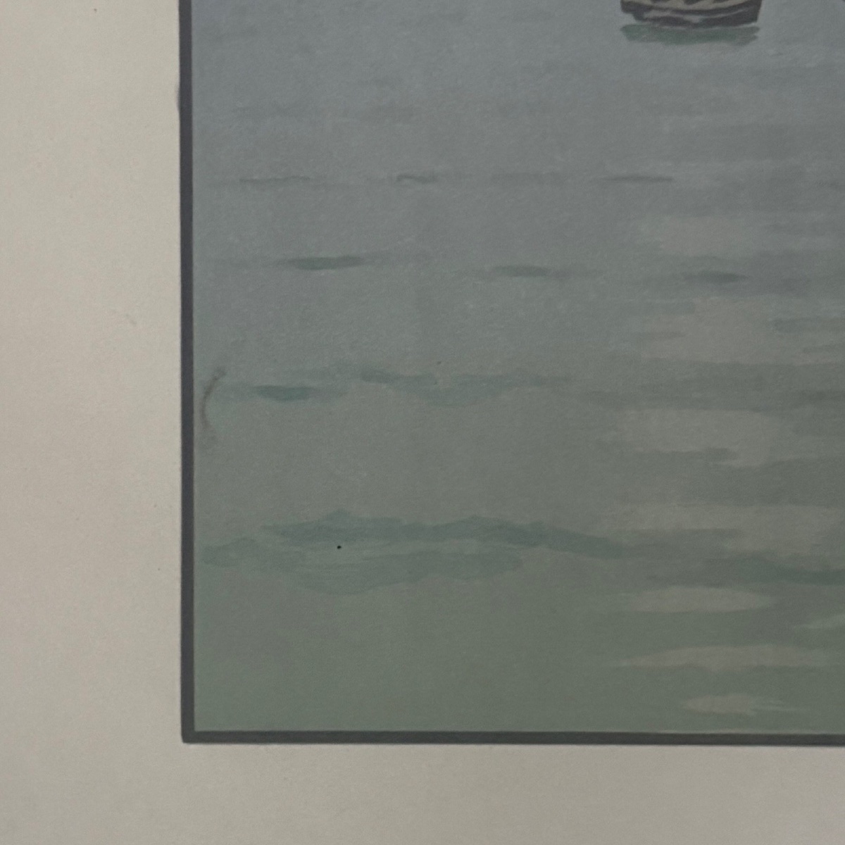 Lithographie par Henri Rivière Le Beau Pays de Bretagne - Brume en mer -photo-2
