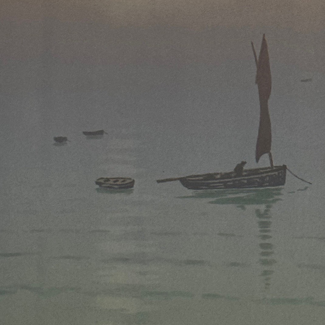 Lithographie par Henri Rivière Le Beau Pays de Bretagne - Brume en mer -photo-3