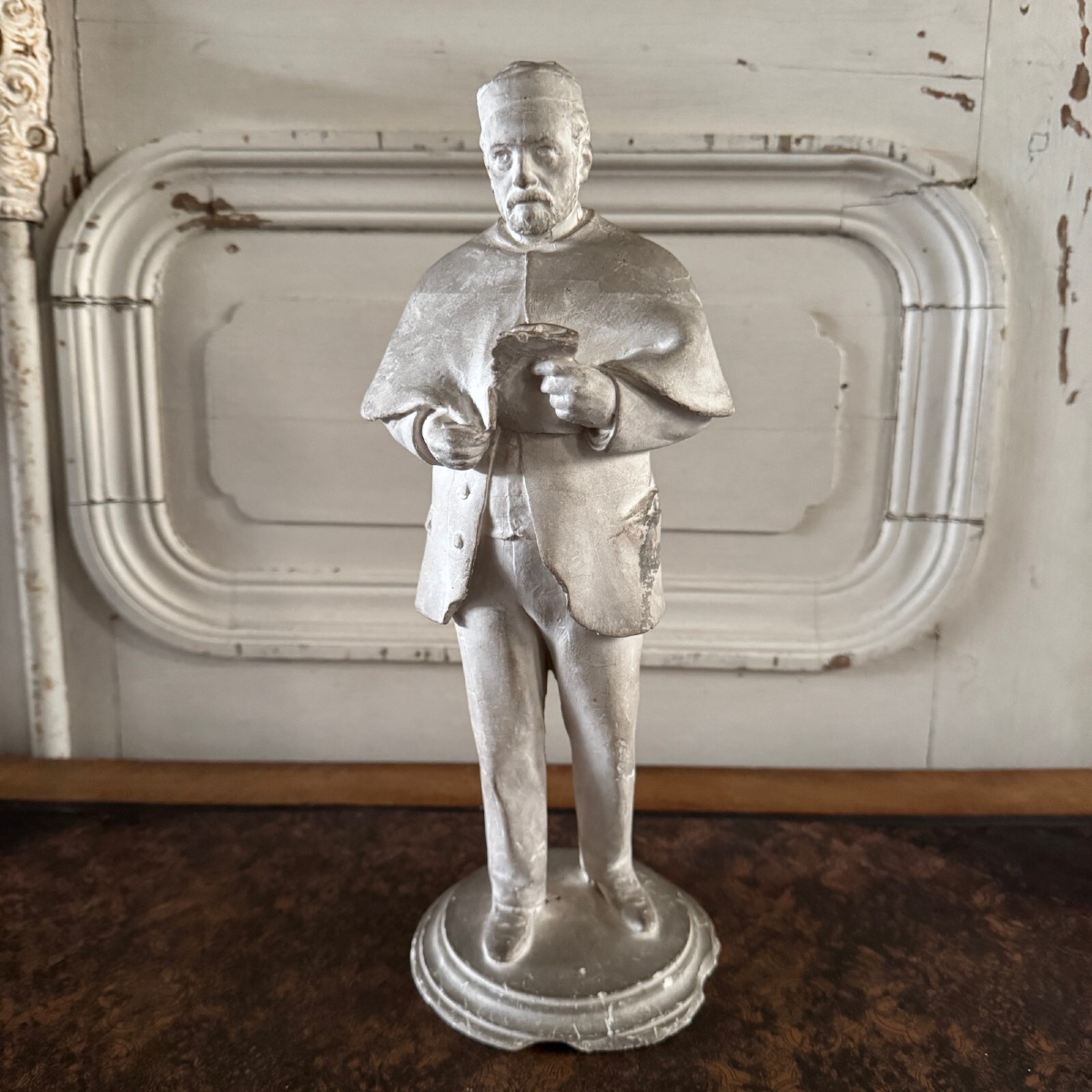 Studio Plaster Cast By Théodore Rivière Depicting Dr. Salmon -photo-2