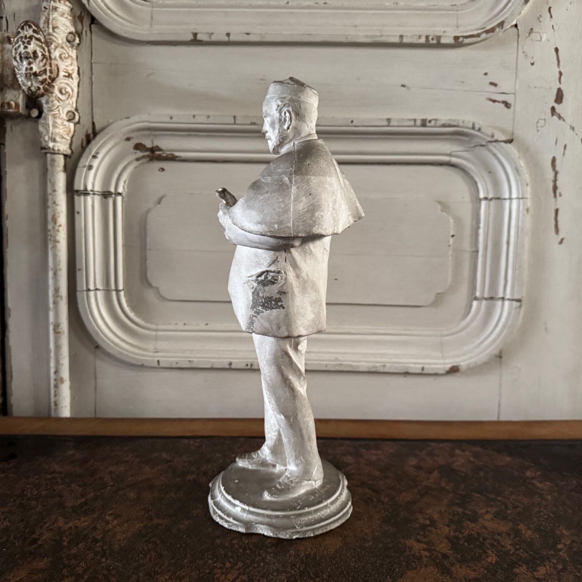 Studio Plaster Cast By Théodore Rivière Depicting Dr. Salmon -photo-3