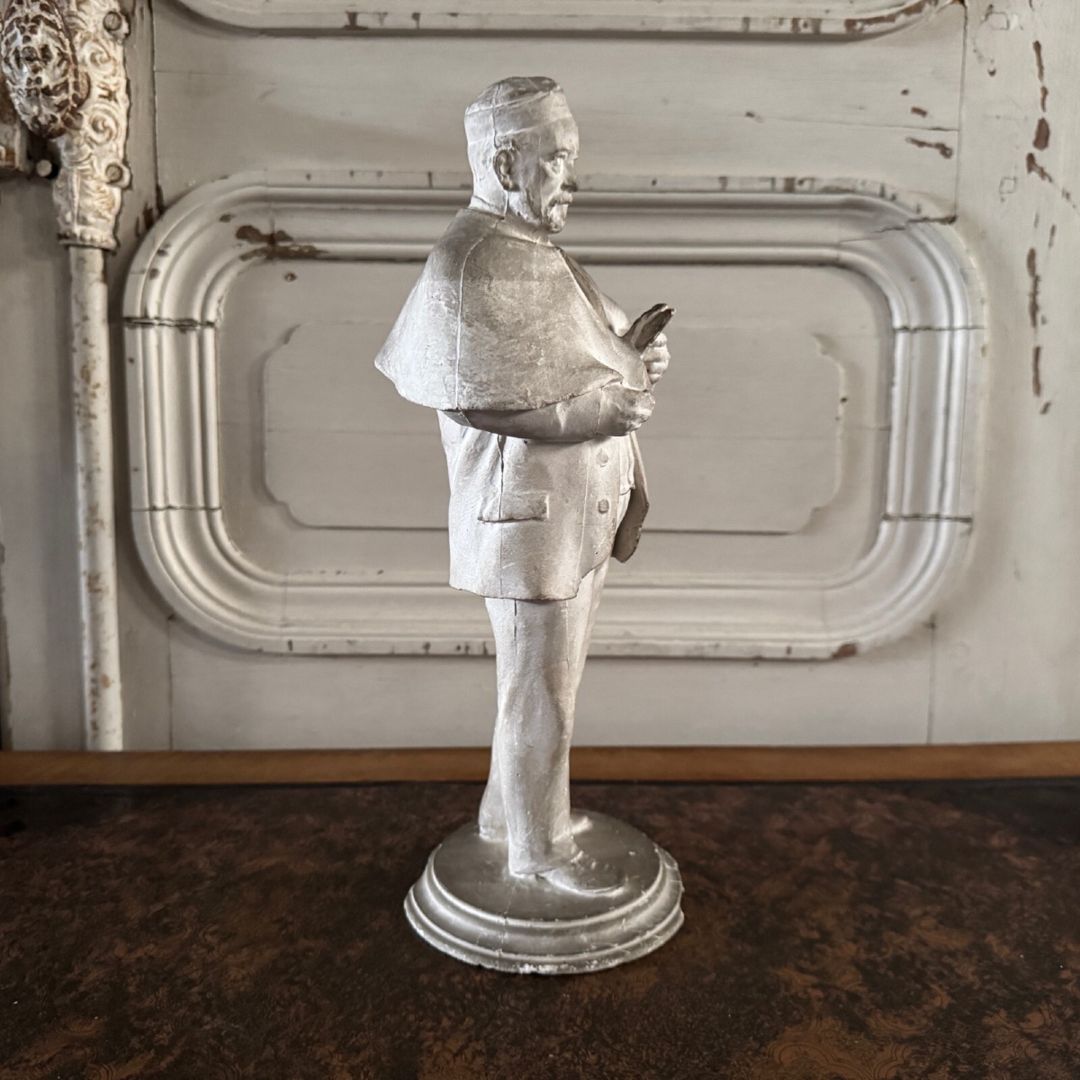 Studio Plaster Cast By Théodore Rivière Depicting Dr. Salmon -photo-5