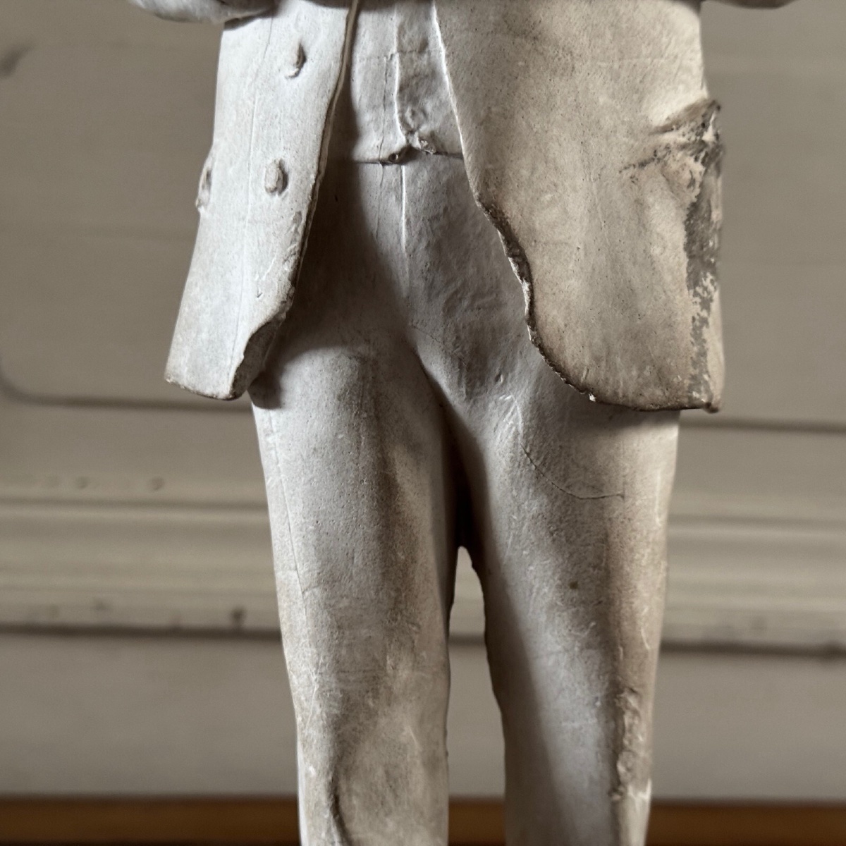 Studio Plaster Cast By Théodore Rivière Depicting Dr. Salmon -photo-6