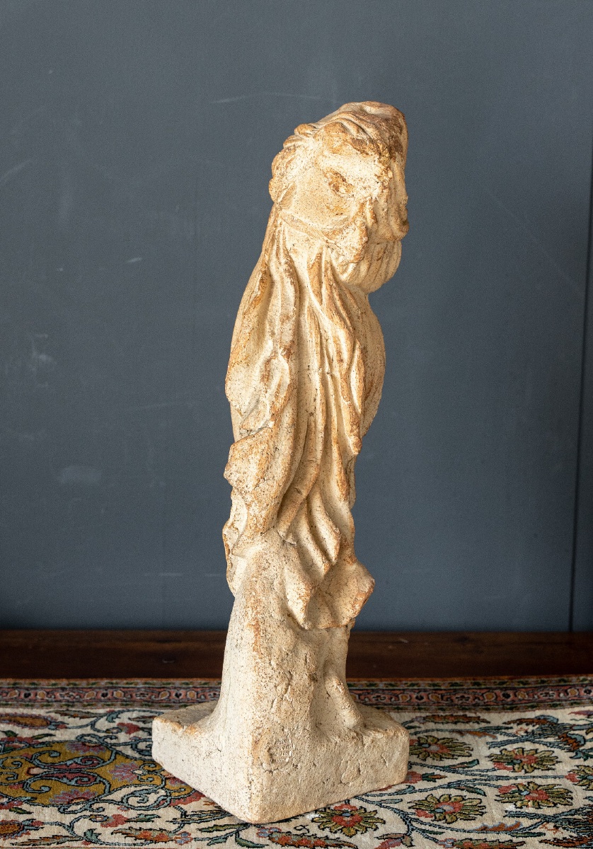 Statue Of A Female Dancer In The Classical Style, Sculpted By Michel Caryl, Provence -photo-1