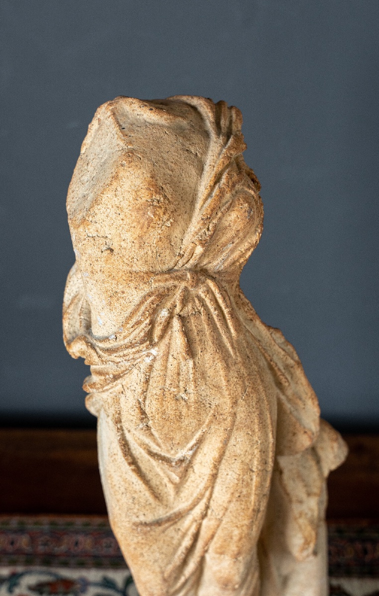 Statue Of A Female Dancer In The Classical Style, Sculpted By Michel Caryl, Provence -photo-4