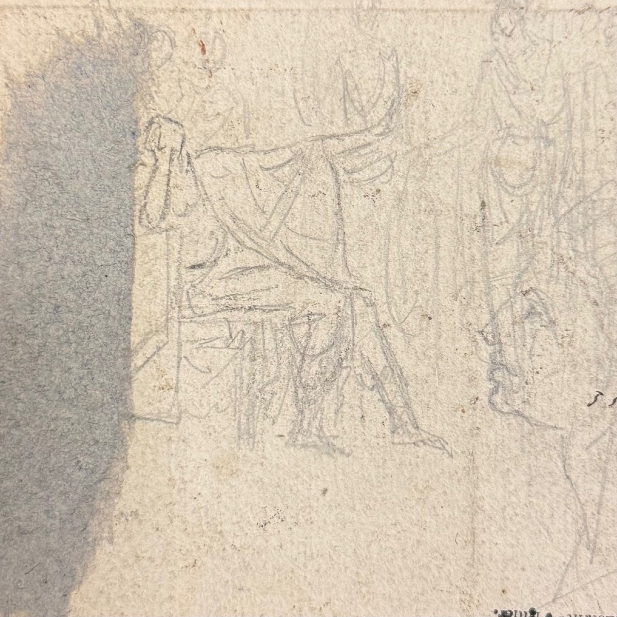 Gravure d'après Raphaël G. Audran XVIIe Saint Paul prêchant aux Corinthiens -photo-2