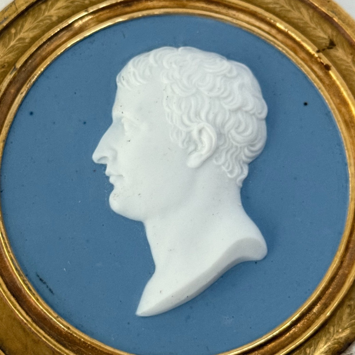 Médaillon Napoléon Ier buste en biscuit Manufacture Impériale de Sèvres-photo-4