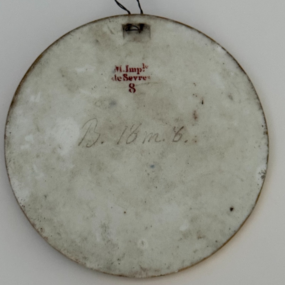 Médaillon Napoléon Ier buste en biscuit Manufacture Impériale de Sèvres-photo-3