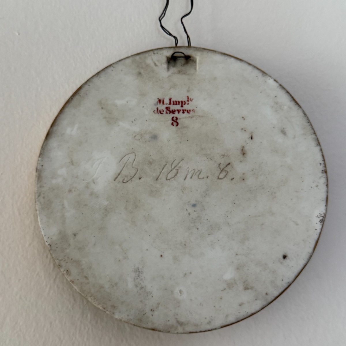 Médaillon Napoléon Ier buste en biscuit Manufacture Impériale de Sèvres-photo-5