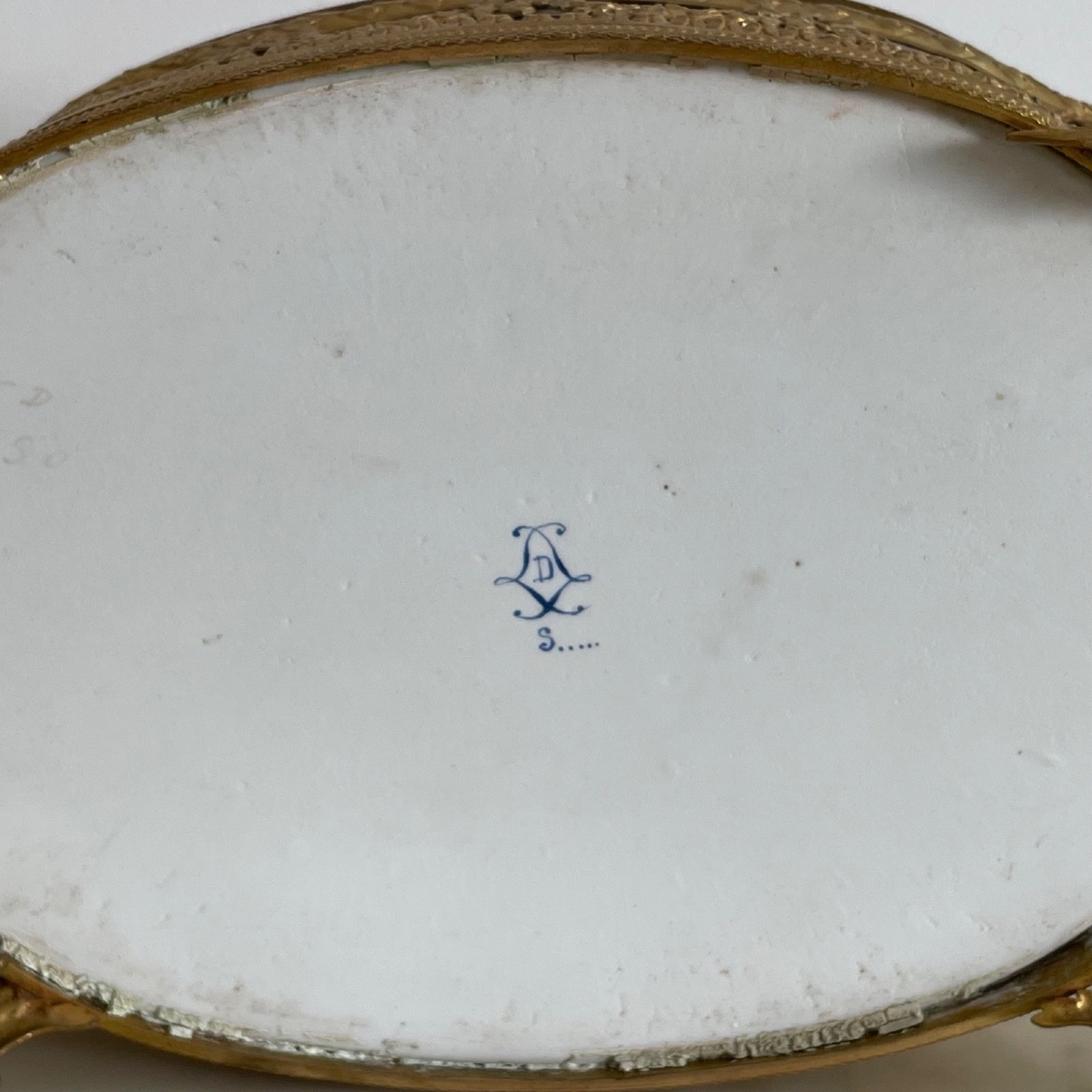 Sèvres Porcelain Planter With Bronze Mount, 19th Century, Louis XVI Style-photo-6