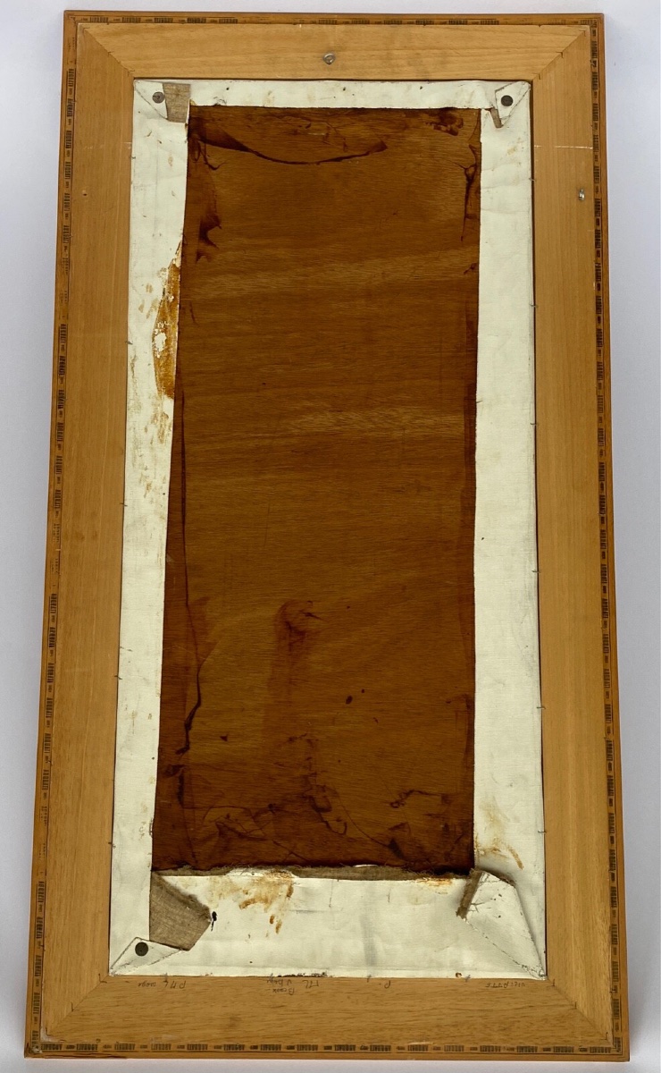 Oil On Panel, Signed Composition By Lione S. Bouteille, 1960-photo-8
