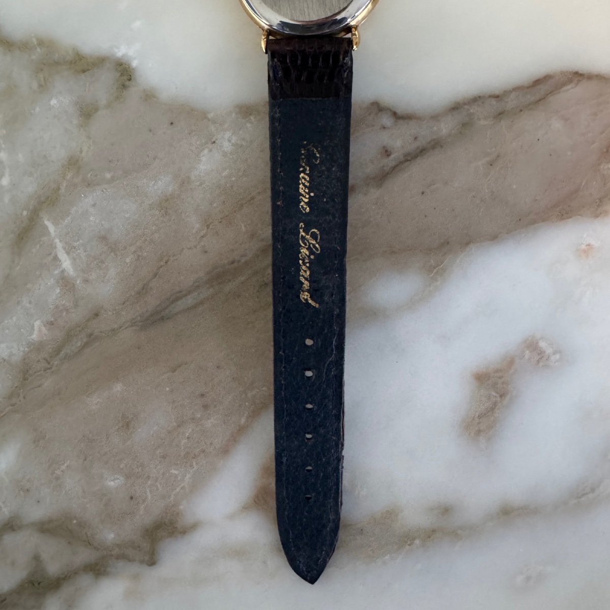 Montre J. Frésard Paris avec ciel étoilé doré et bleu -photo-2