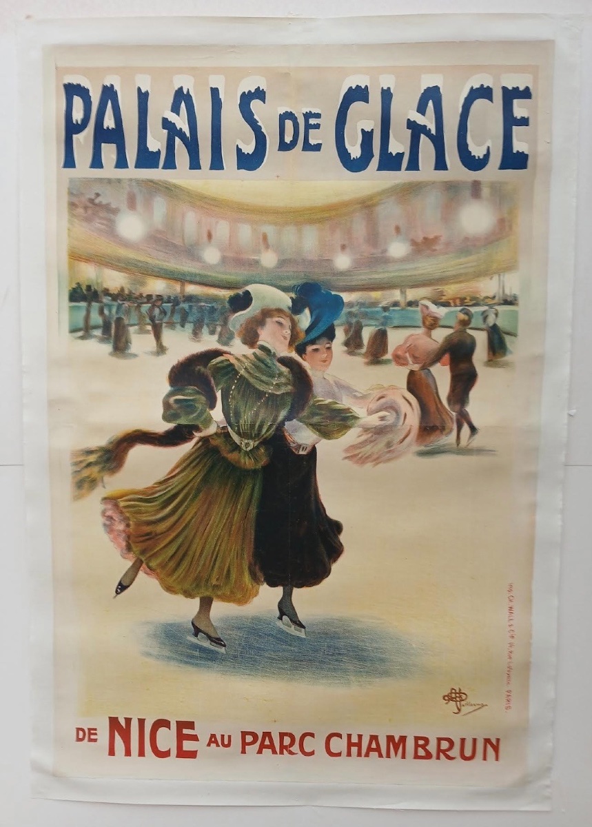 Affiche par Albert Guillaume (1873-1942) Palais de Glace au Parc Chambrun 