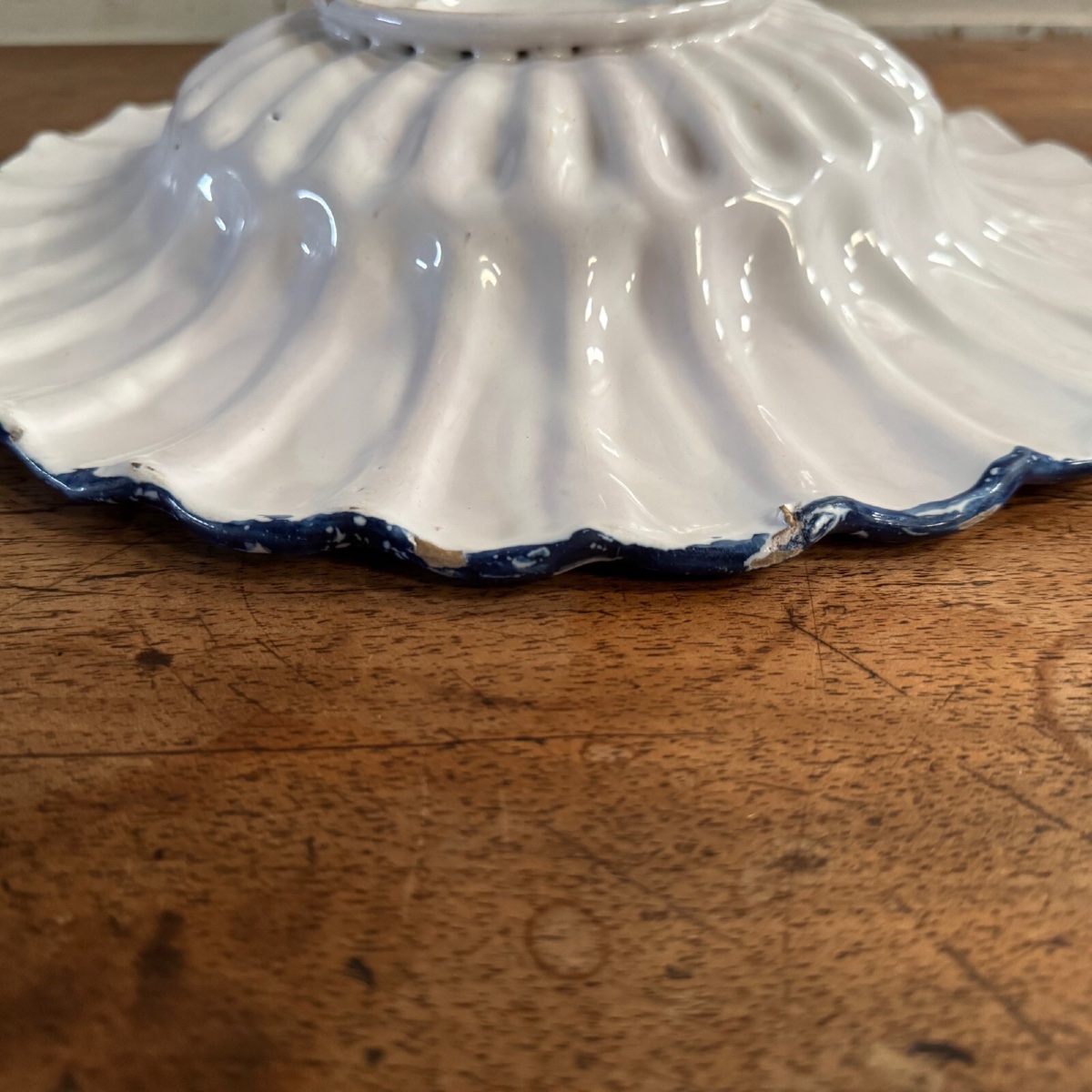 18th-century Delft Earthenware Deep, Multi-lobed Bowl With A Chinese-style Design-photo-5