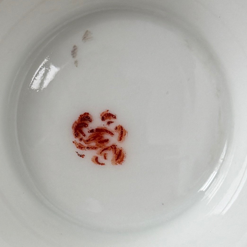 Pichet verseuse en porcelaine décor au barbeau XVIIIe -photo-6