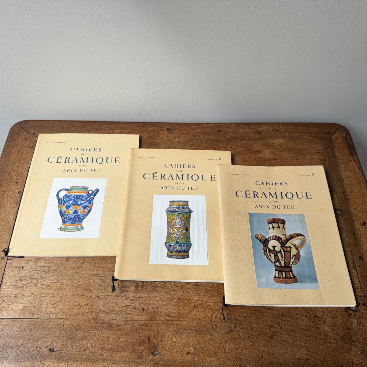 7 Issues Of *cahiers De La Céramique Et Des Arts Du Feu* In A Box Set-photo-4