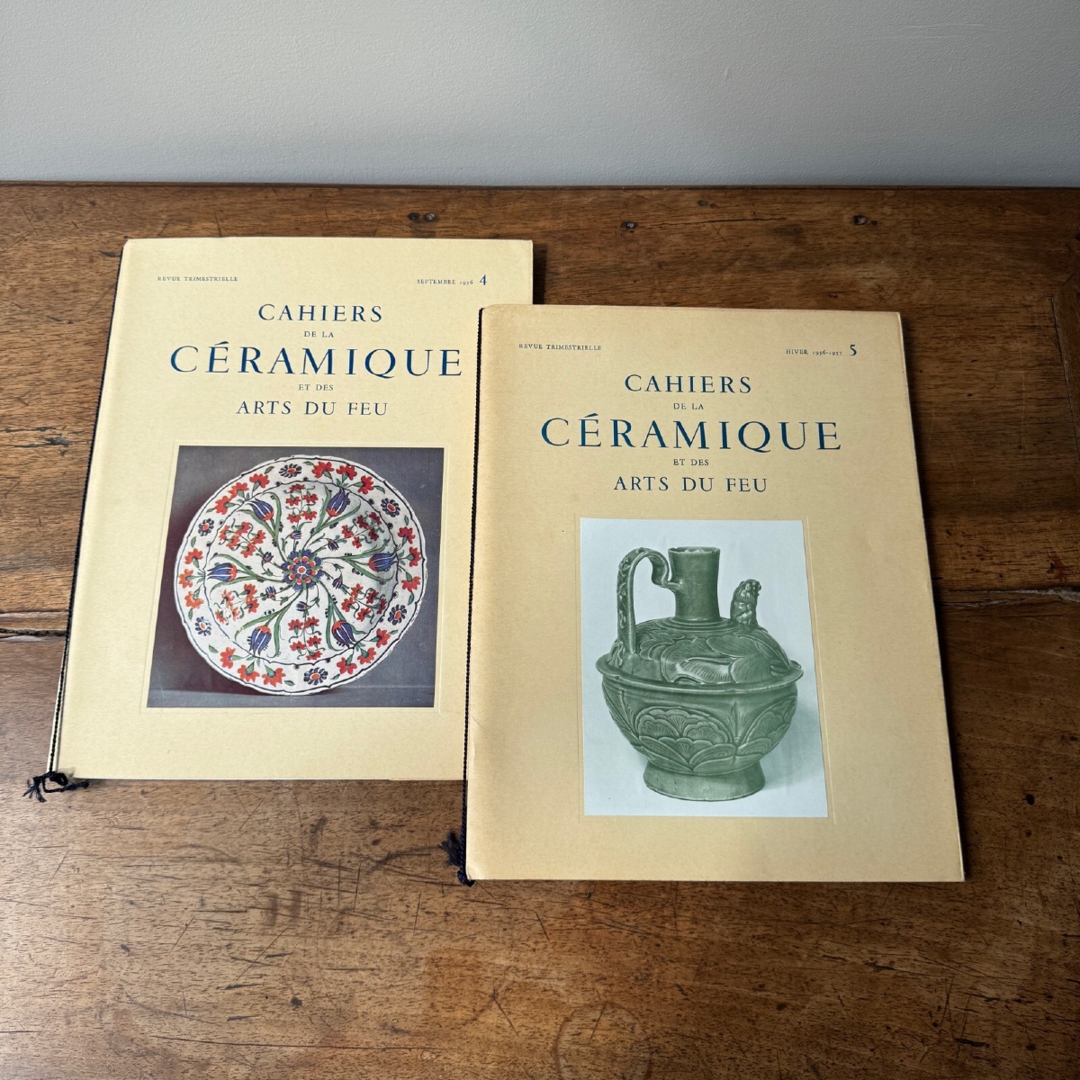 7 Issues Of *cahiers De La Céramique Et Des Arts Du Feu* In A Box Set-photo-1